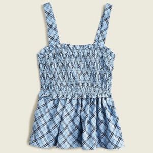 NWT J.Crew Smocked Tank